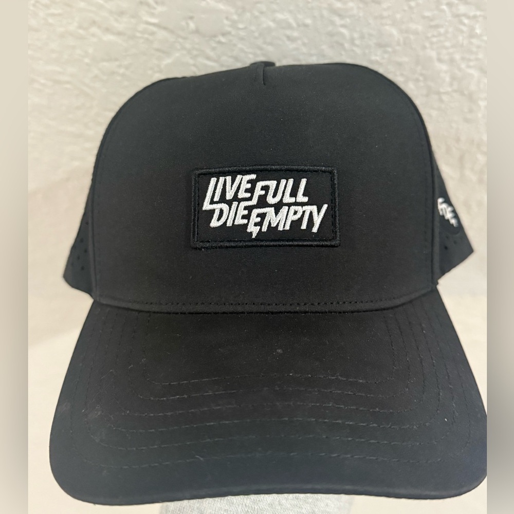 Live Full Die Empty trucker hat